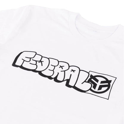 Federal Clothing & Shoes Federal Tagged Outline T-shirt White