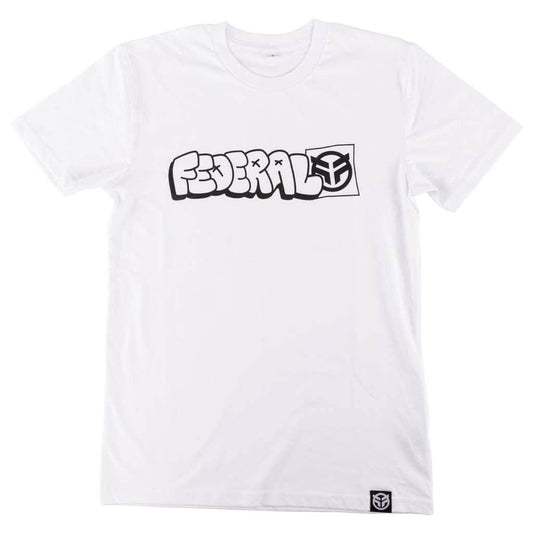 Federal Clothing & Shoes Federal Tagged Outline T-shirt White