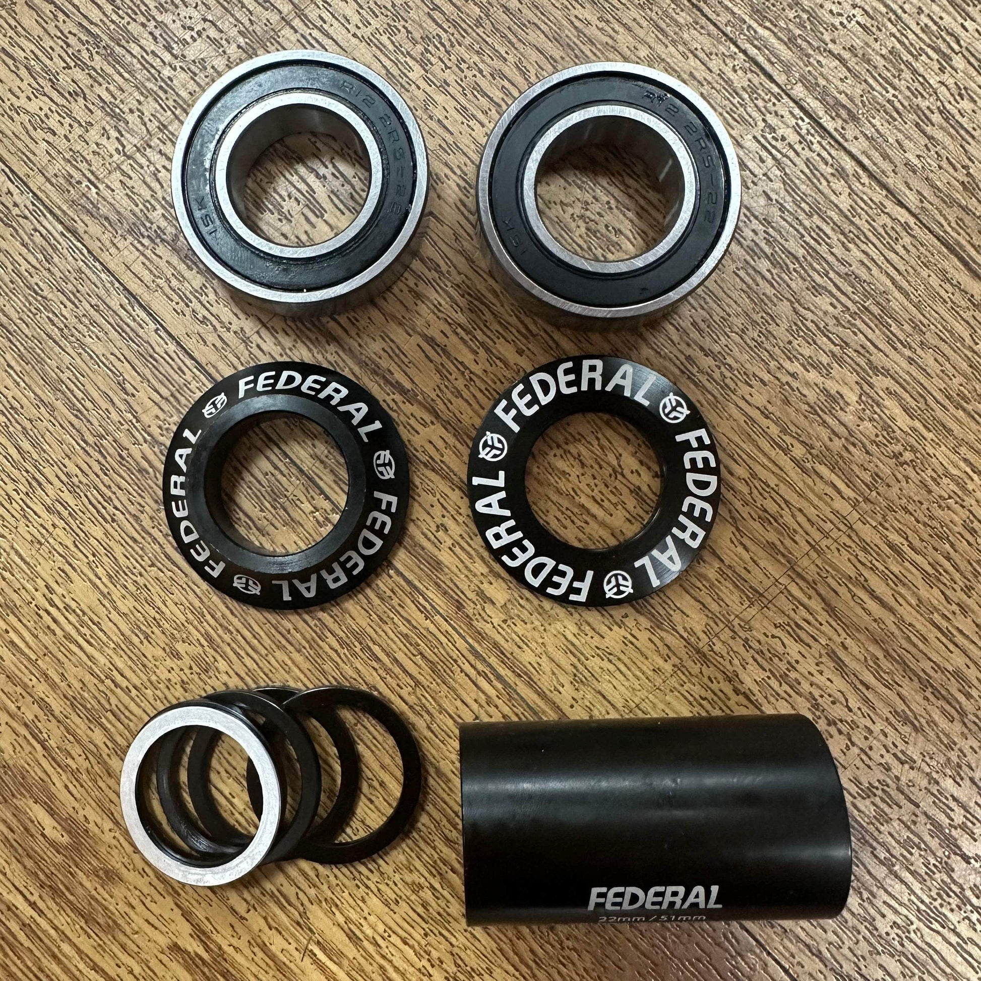 Federal BMX Parts Federal V2 Mid Bottom Bracket Black