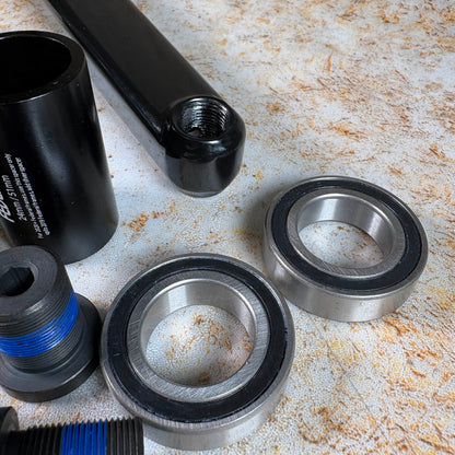 Federal BMX Parts Federal Vice 2 24mm Cranks with Bottom Bracket Black