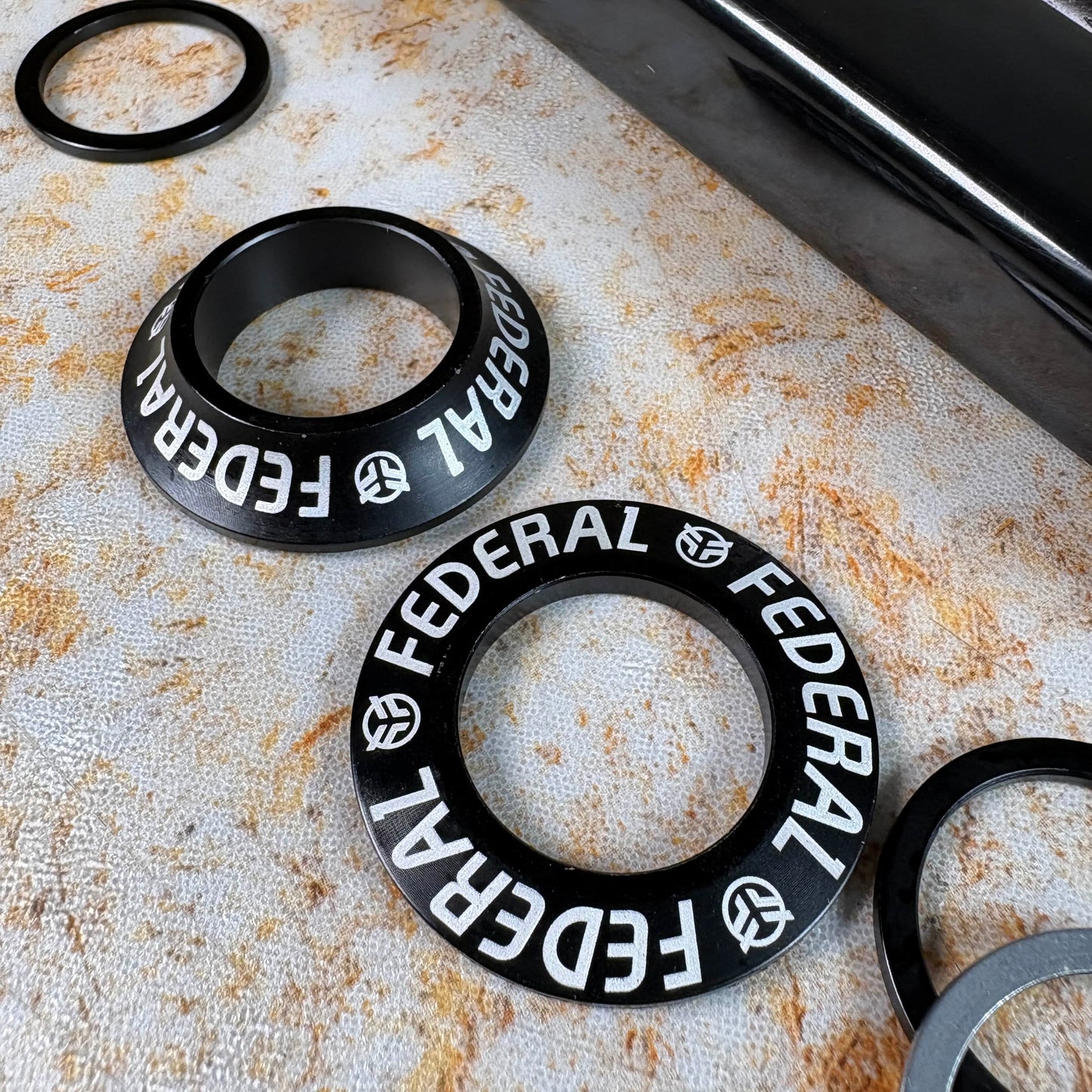 Federal BMX Parts Federal Vice 2 24mm Cranks with Bottom Bracket Black