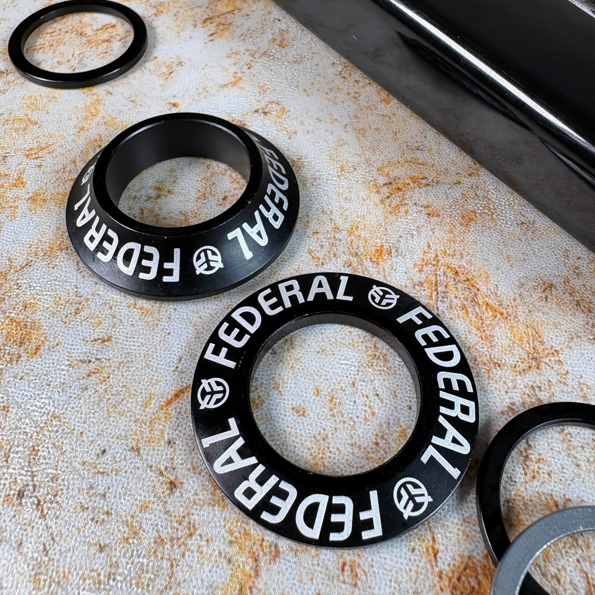 Federal BMX Parts Federal Vice 2 24mm Cranks with Bottom Bracket Black