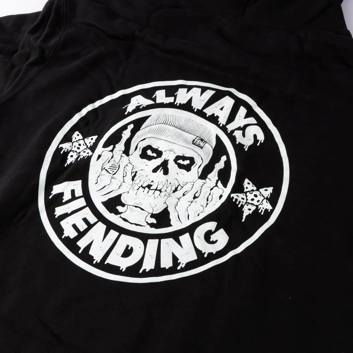 Fiend Clothing & Shoes Fiend Always Fiending Hoodie Black