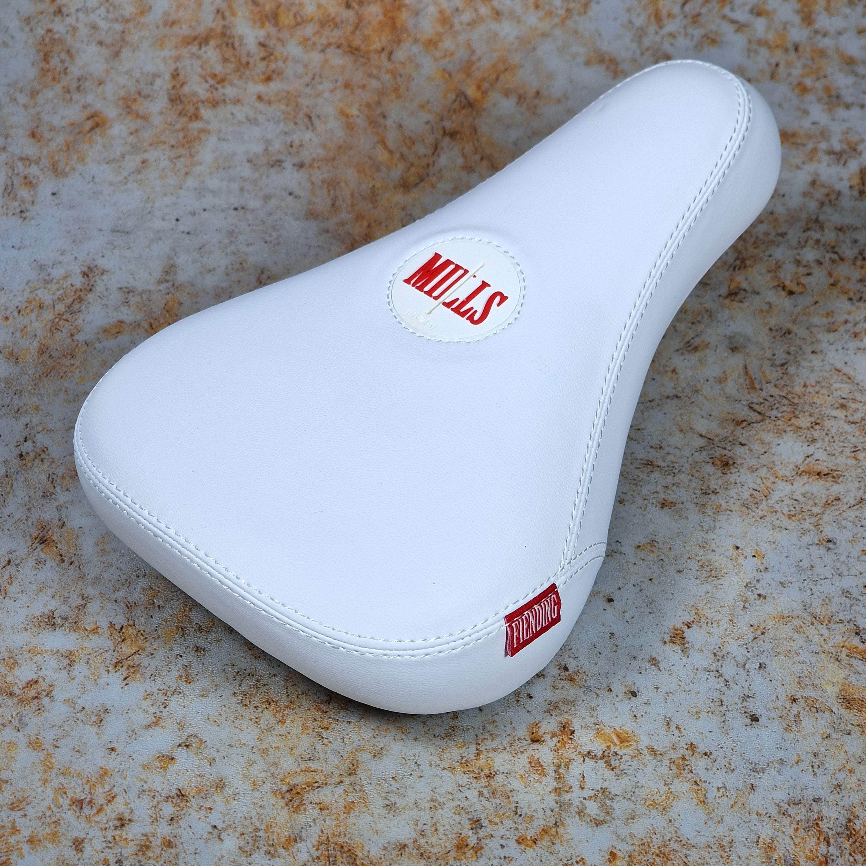 Fiend Mills Pivotal BMX Seat White | Alans BMX