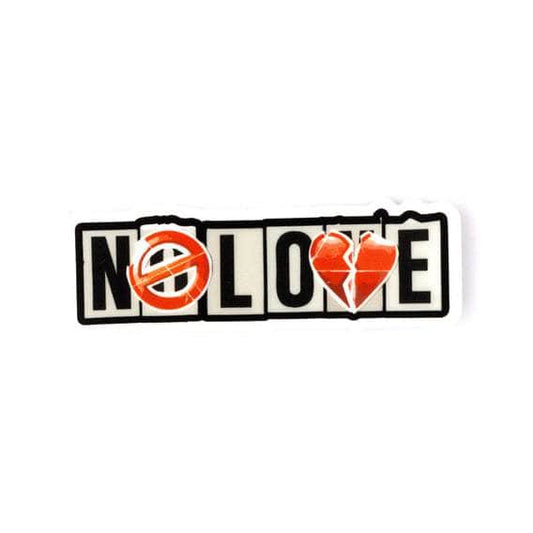 Fiend BMX Parts Black Fiend No Love Small Sticker