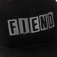 Fiend Clothing & Shoes Black Fiend Ransom Snap Back Cap Black