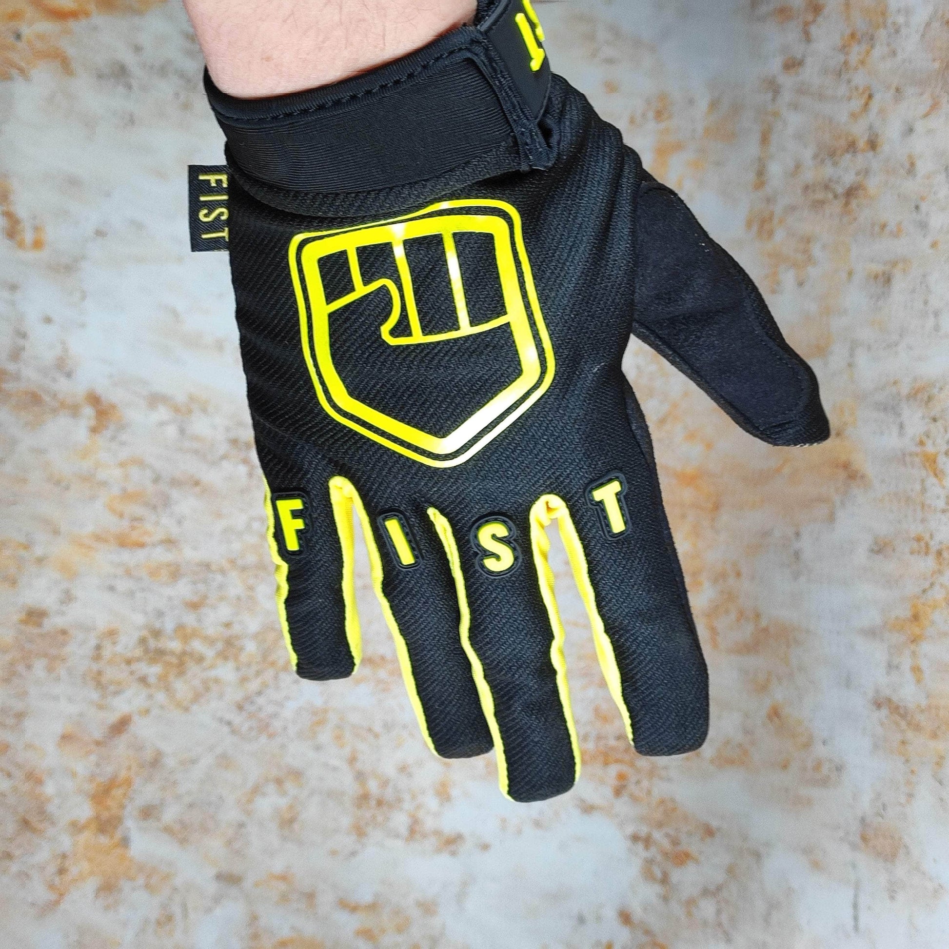 Fist Handwear Strapped Stocker Gloves Fluo Yellow / M