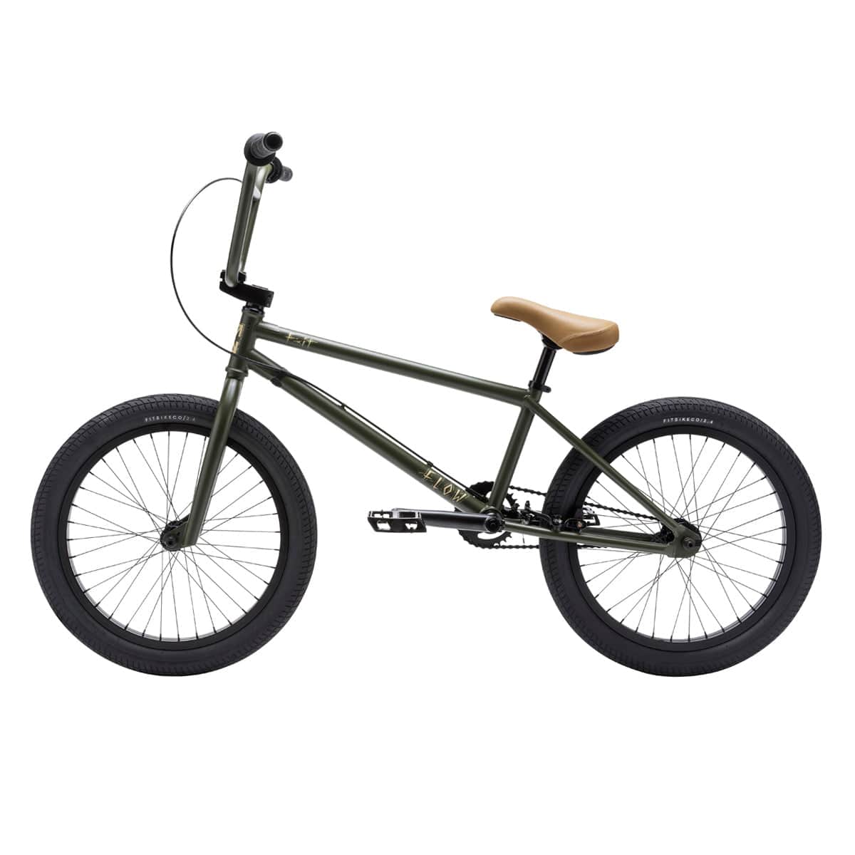 Fit Bike Co BMX Bikes Matte Green / 21 Fit Bike Co 2026 Flow 21" TT Bike Matte Green