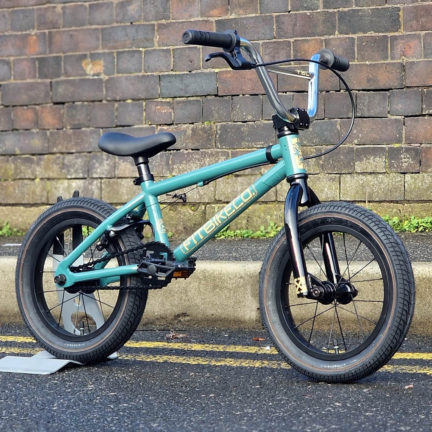 Fit Bike Co BMX Bikes Dark Jade Green Fit Bike Co 2026 Misfit 14 Inch Bike Dark Jade Green