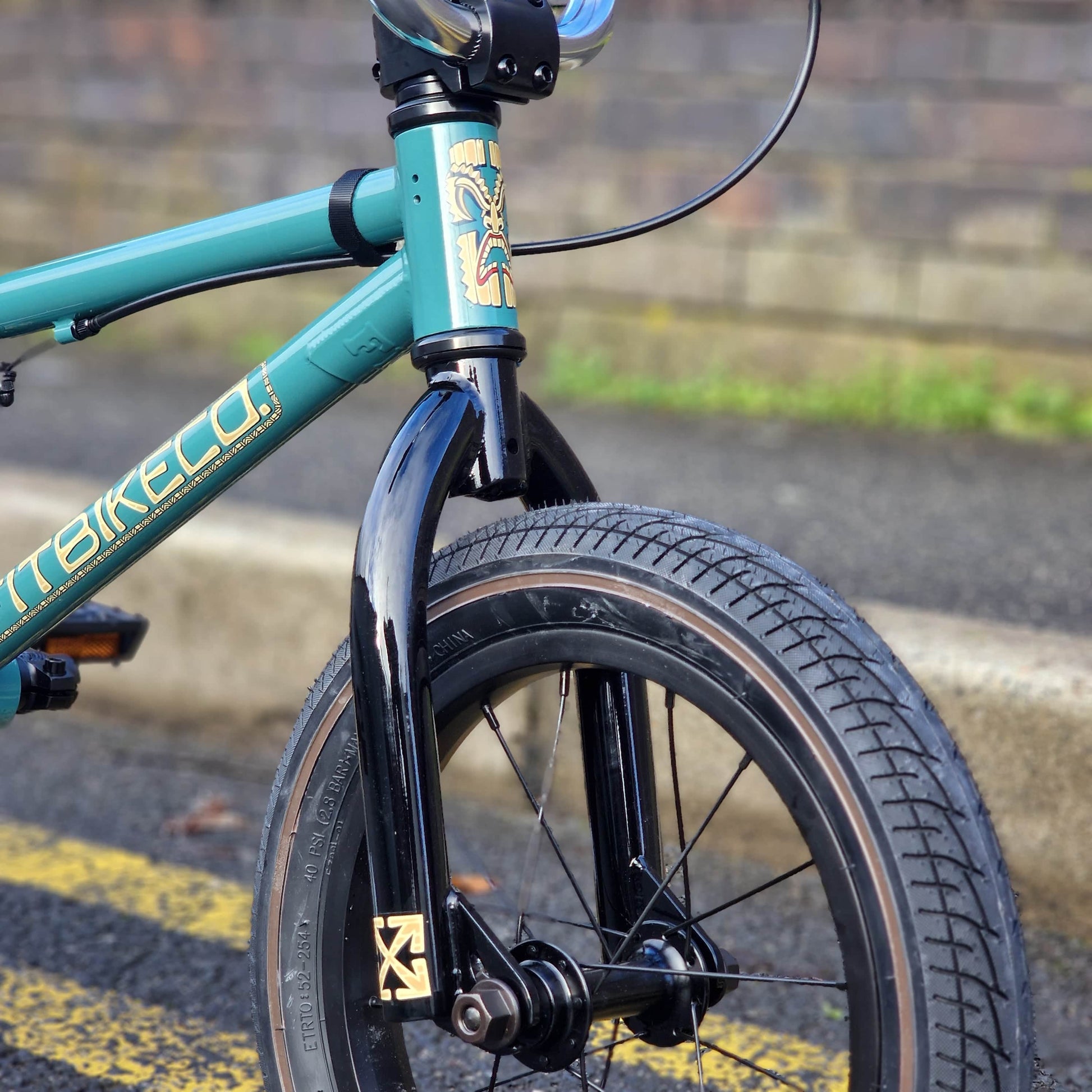 Fit Bike Co BMX Bikes Dark Jade Green Fit Bike Co 2026 Misfit 14 Inch Bike Dark Jade Green