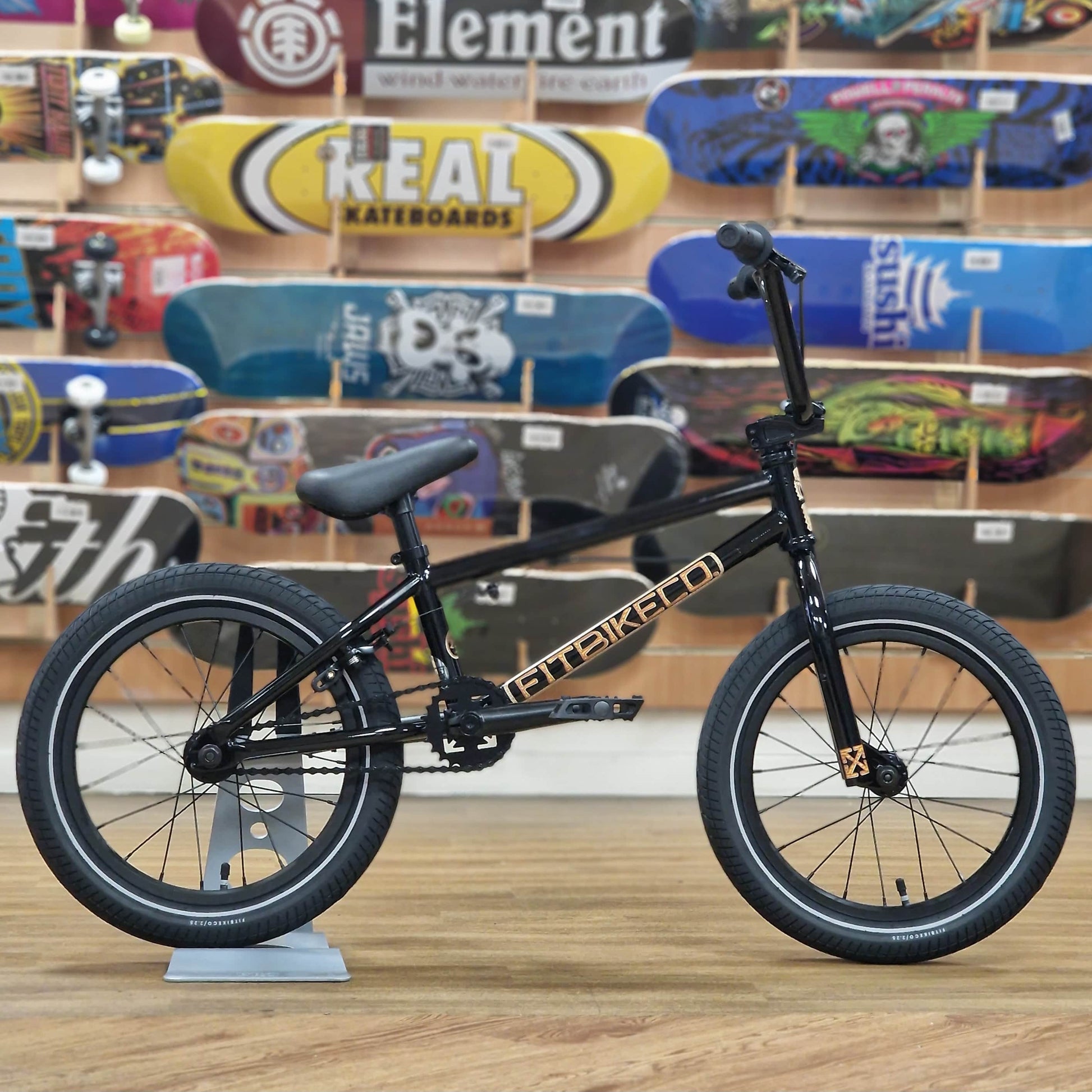 Fit Bike Co BMX Bikes Gloss Black Fit Bike Co 2026 Misfit 16 Inch Bike Gloss Black