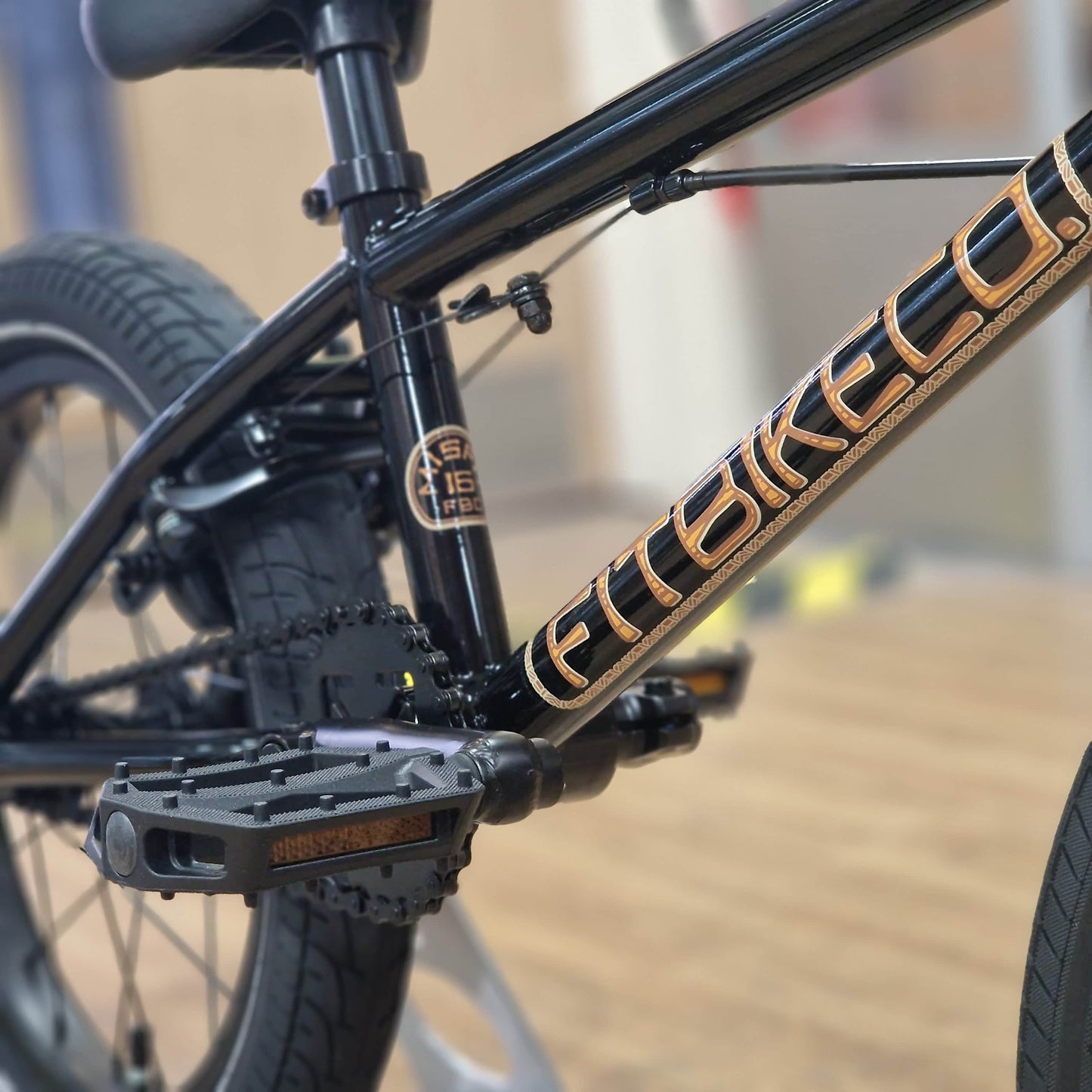 Fit Bike Co BMX Bikes Gloss Black Fit Bike Co 2026 Misfit 16 Inch Bike Gloss Black