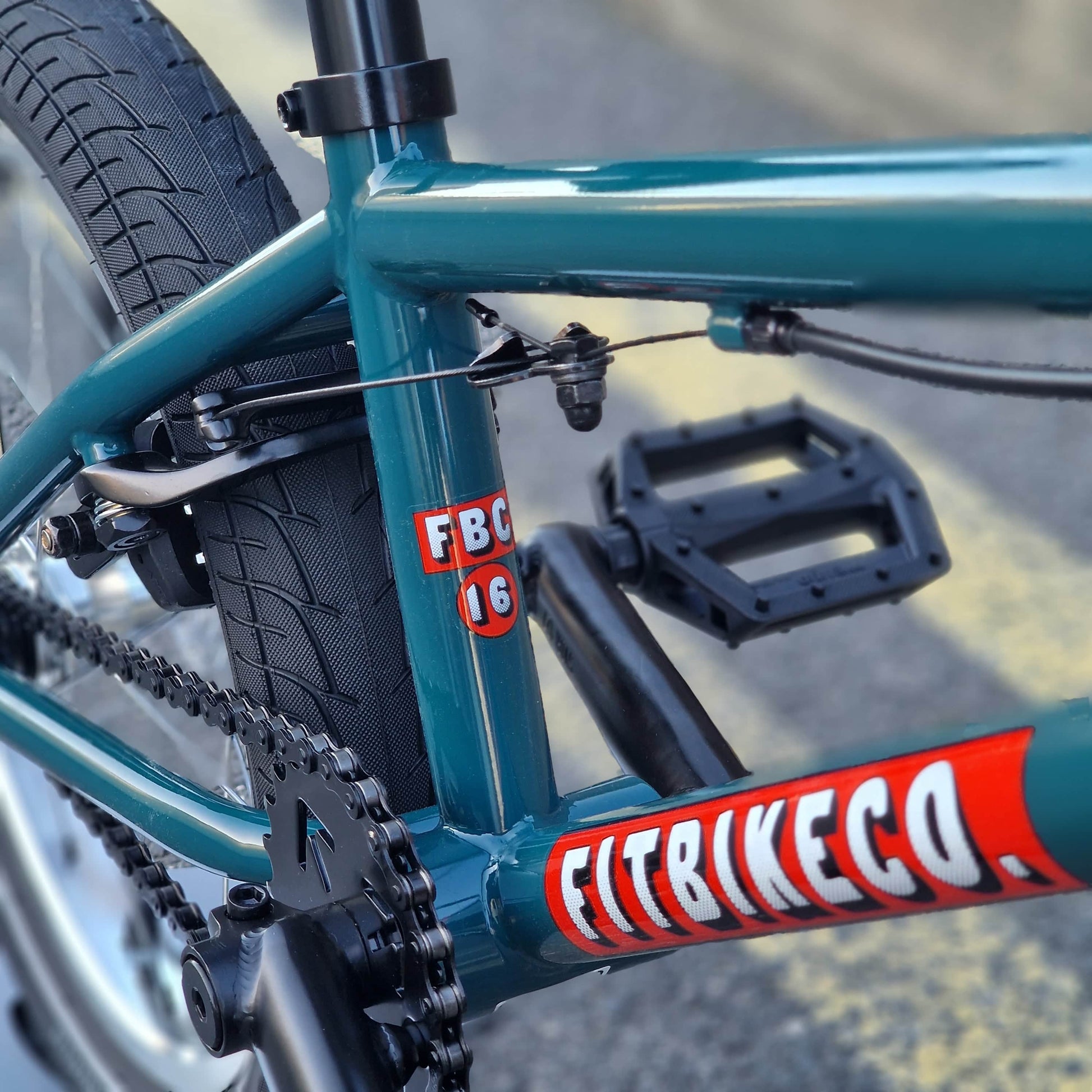 Fit Bike Co BMX Bikes Petrol Blue Fit Bike Co 2026 Misfit 16 Inch Bike Petrol Blue