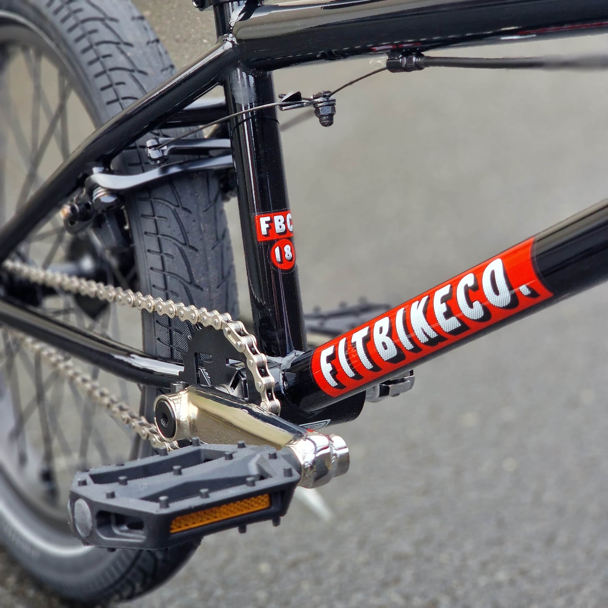 Fit Bike Co BMX Bikes Gloss Black Fit Bike Co 2026 Misfit 18 Inch Gloss Black