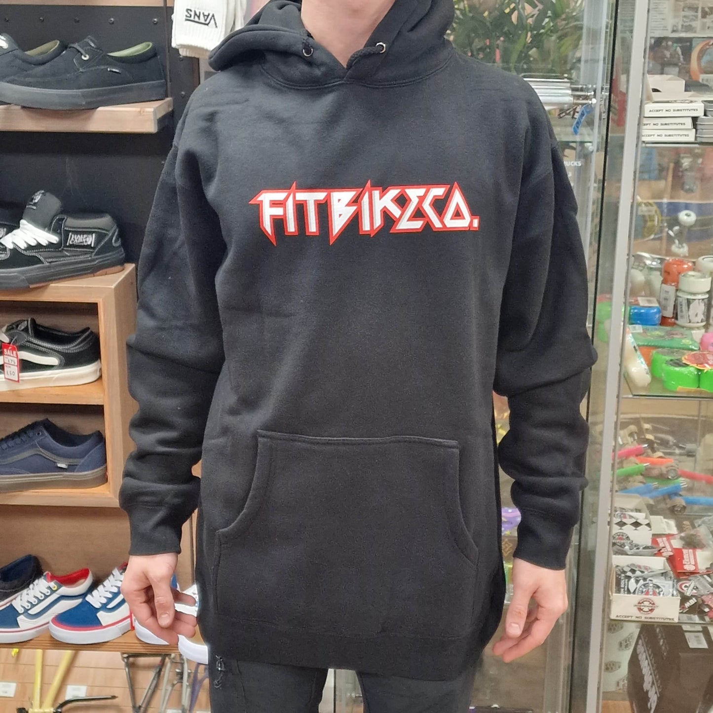 Fit Bike Co Clothing & Shoes Fit Bike Co Heavy Metal Heavyweight Hoody Black