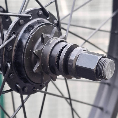 Fit Bike Co BMX Parts Fit Bike Co OEM Sealed 20 Inch Cassette Wheelset Pair Black