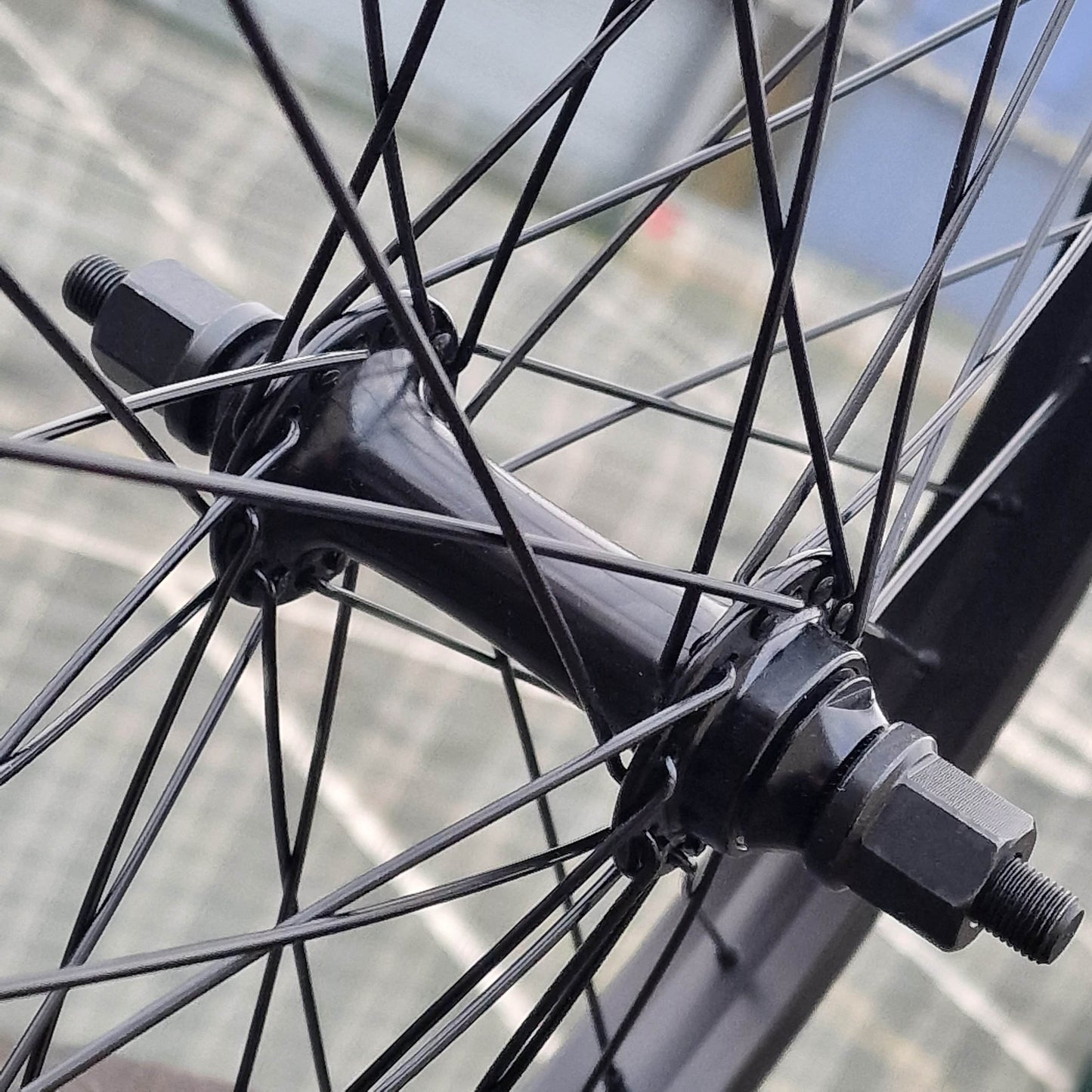 Fit Bike Co BMX Parts Fit Bike Co OEM Sealed 20 Inch Cassette Wheelset Pair Black