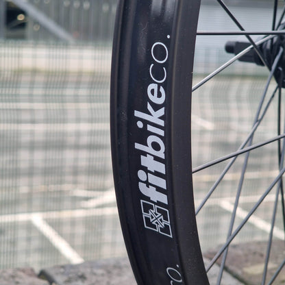 Fit Bike Co BMX Parts Fit Bike Co OEM Sealed 20 Inch Cassette Wheelset Pair Black