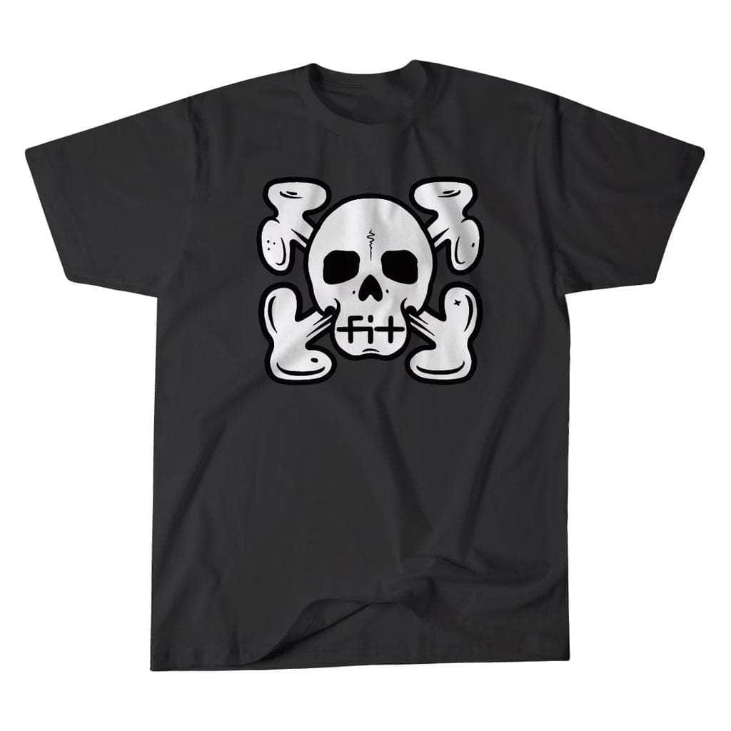 Fit Bike Co Clothing & Shoes Fit Bike Co Skull T-shirt Black