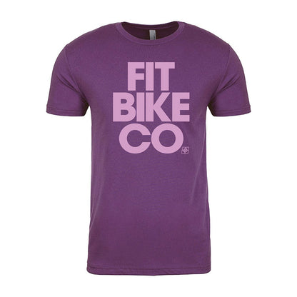 Fit Bike Co Clothing & Shoes Purple / Small Fit Bike Co Stacked Shirt