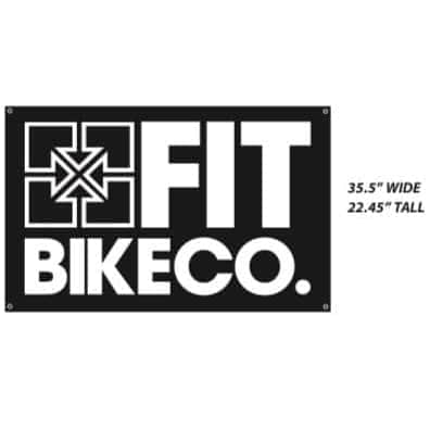 S&M Bikes Misc Fit Bike Co Vinyl Banner 35.5" x 22.45"