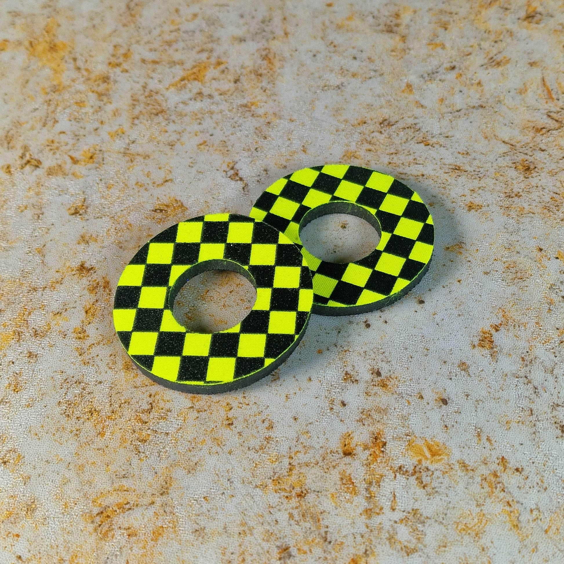 Flite Old School BMX Flite Grip Donuts Checkers
