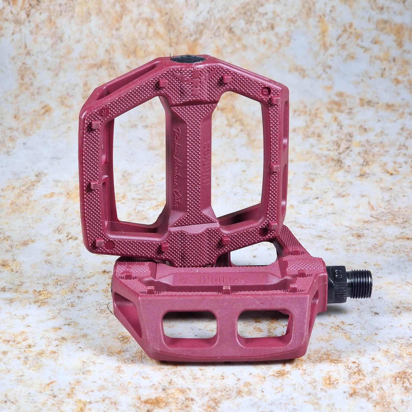 Fly Bikes BMX Parts Red Fly Bikes Ruben Graphite Pedals