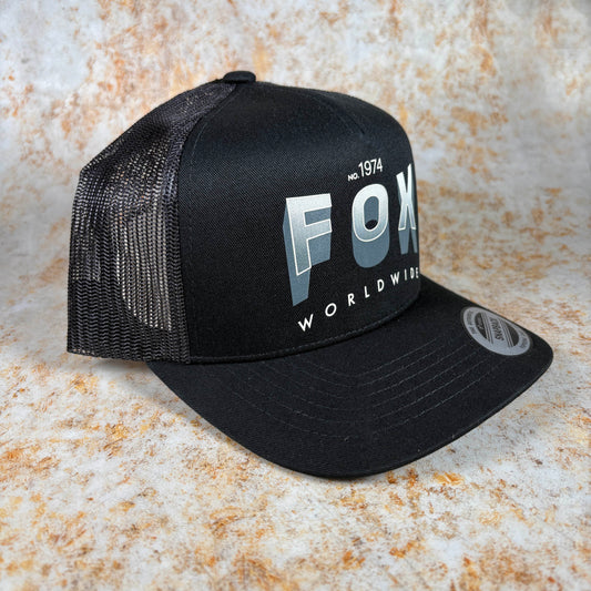 Fox Racing Clothing & Shoes Black / One Size Fox Racing Block Trucker Cap Black