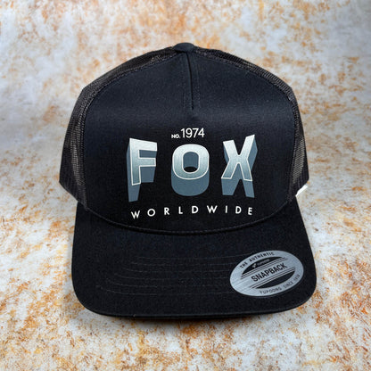 Fox Racing Clothing & Shoes Black / One Size Fox Racing Block Trucker Cap Black