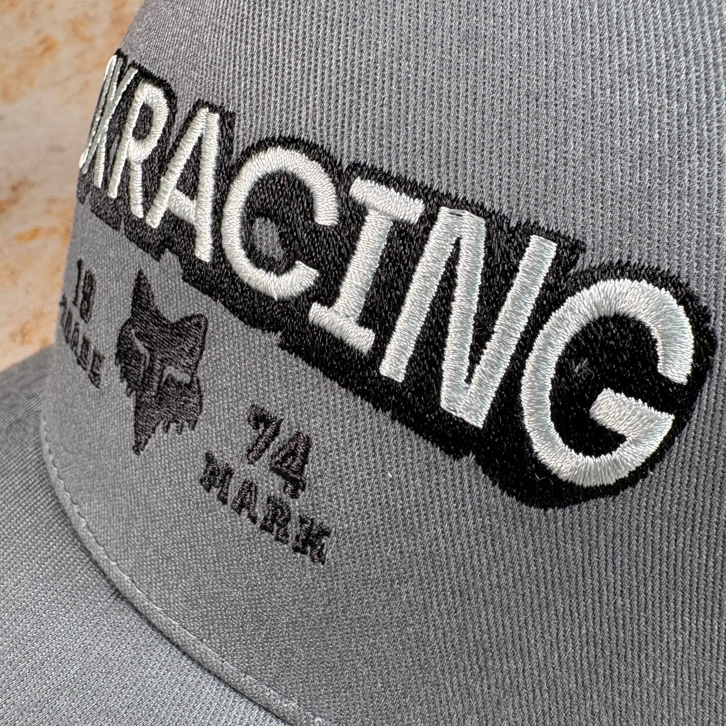 Fox Racing Clothing & Shoes Fox Racing Bold Flexfit Cap Pewter Grey