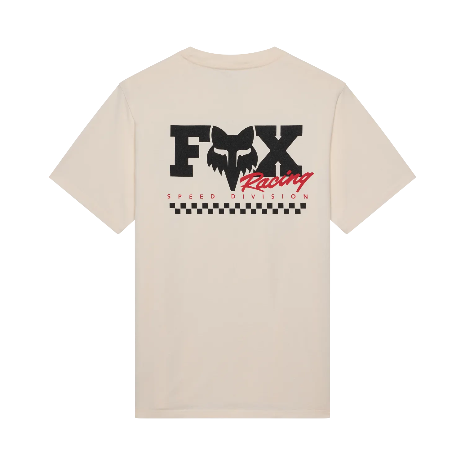 Fox Racing Clothing & Shoes Fox Racing Checker 195 Original T-shirt Off White