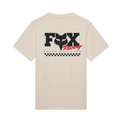 Fox Racing Clothing & Shoes Fox Racing Checker 195 Original T-shirt Off White