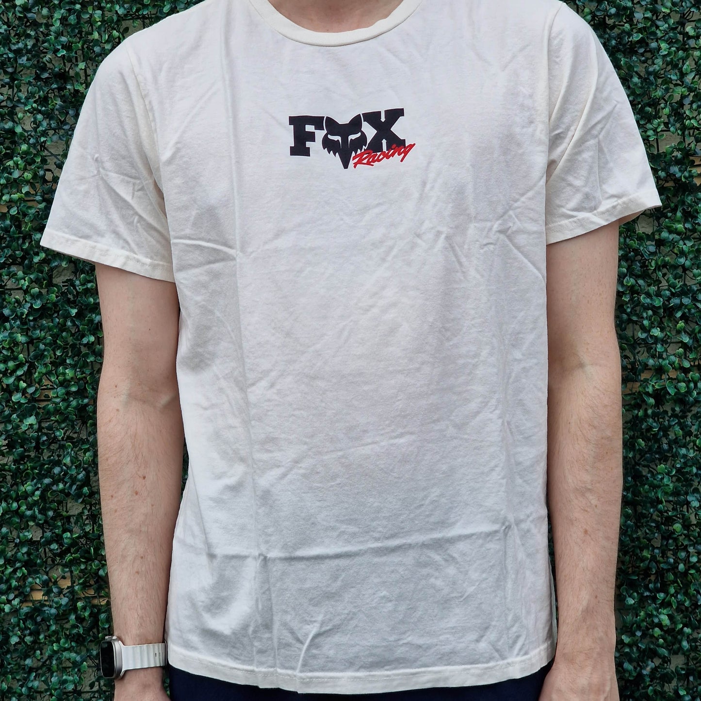 Fox Racing Clothing & Shoes Fox Racing Checker 195 Original T-shirt Off White