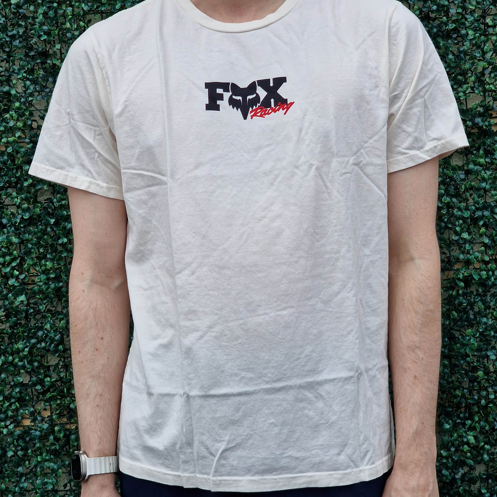 Fox Racing Clothing & Shoes Fox Racing Checker 195 Original T-shirt Off White