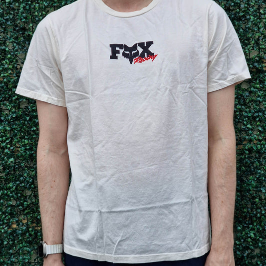 Fox Racing Clothing & Shoes Fox Racing Checker 195 Original T-shirt Off White