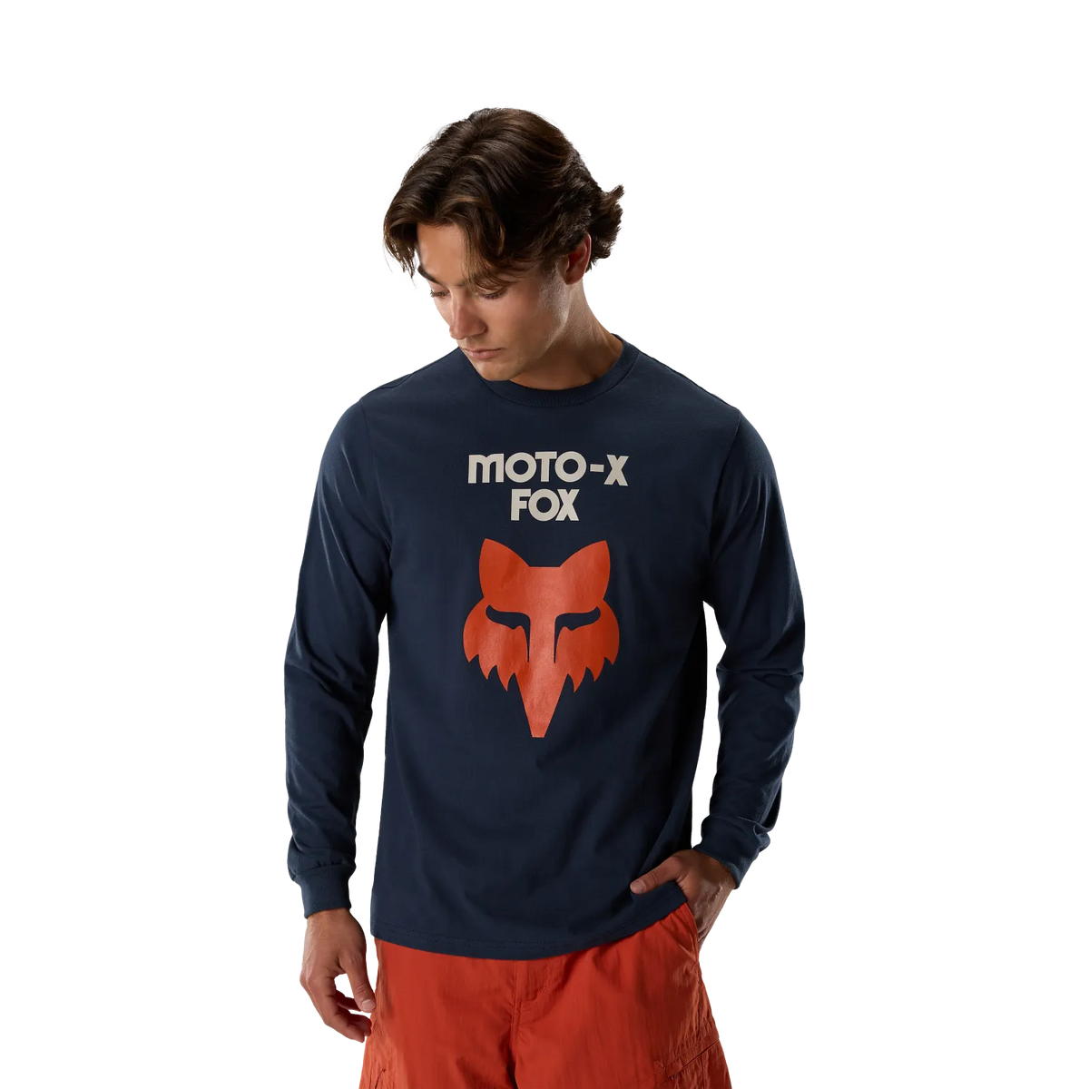 Fox Racing Clothing & Shoes Fox Racing Circa 74 195 Original Longsleeve T-shirt Midnight Blue