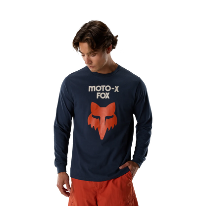 Fox Racing Clothing & Shoes Fox Racing Circa 74 195 Original Longsleeve T-shirt Midnight Blue