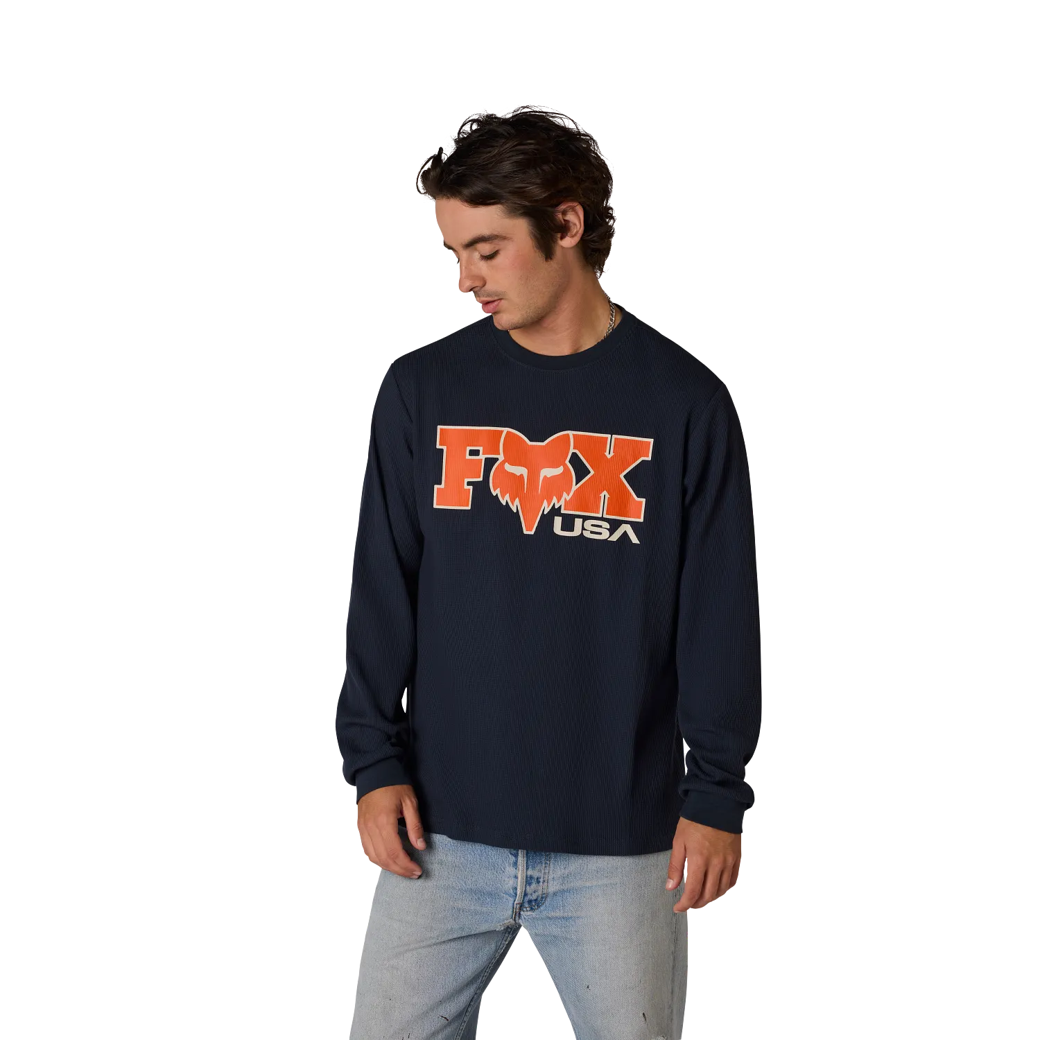 Fox Racing Clothing & Shoes Fox Racing Circa 74 Thermal Longsleeve T-shirt Midnight