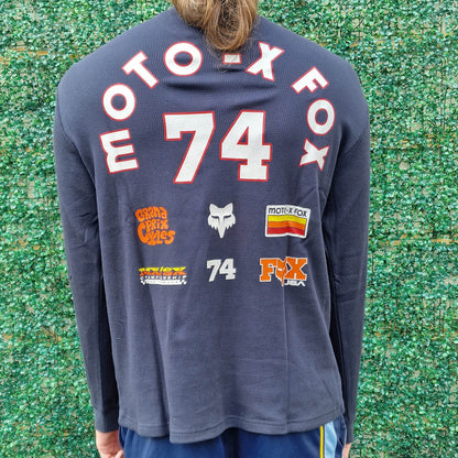 Fox Racing Clothing & Shoes Fox Racing Circa 74 Thermal Longsleeve T-shirt Midnight