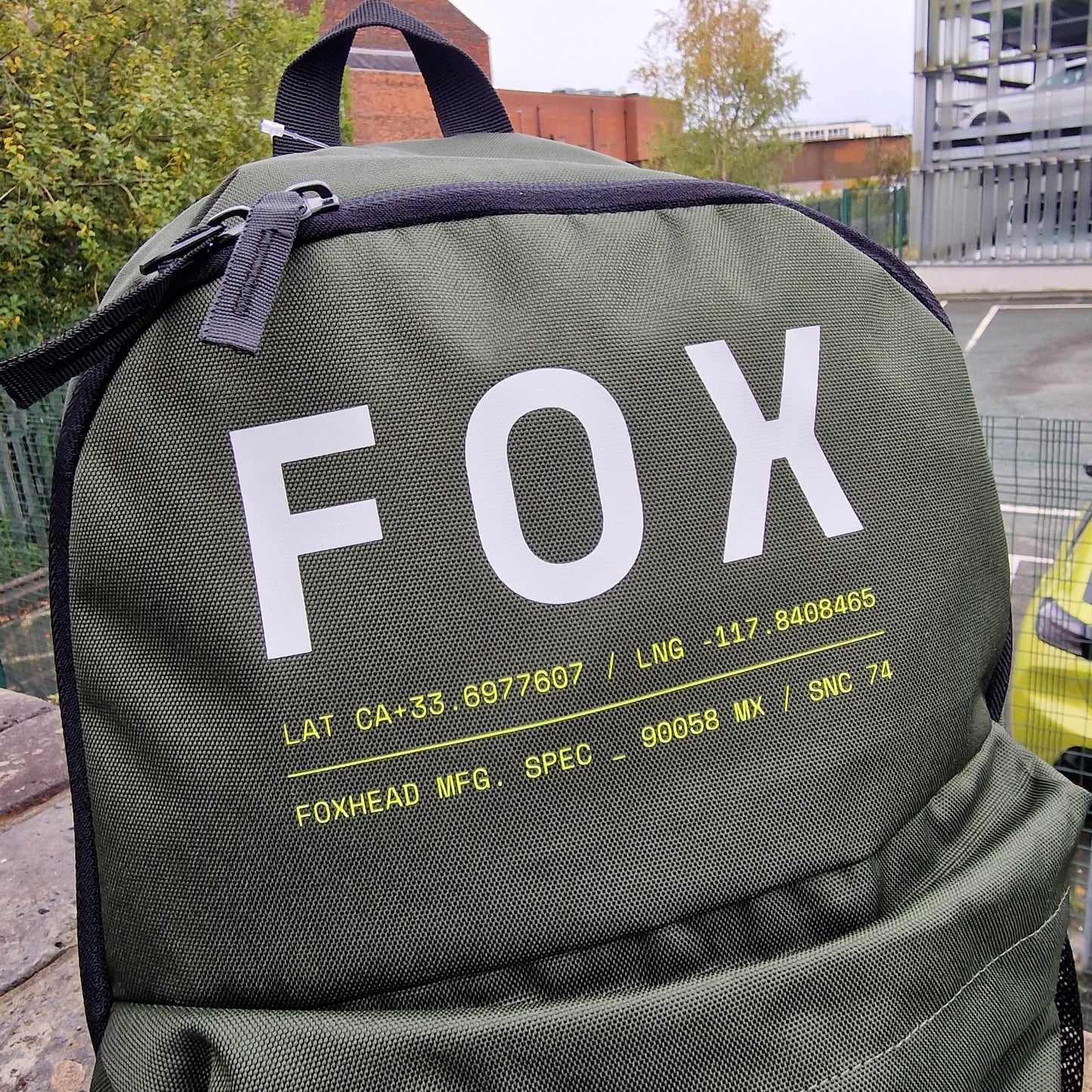 Fox Racing Clothing & Shoes Dark Sage Fox Racing Clean Up Backpack Fluorescent Dark Sage Green