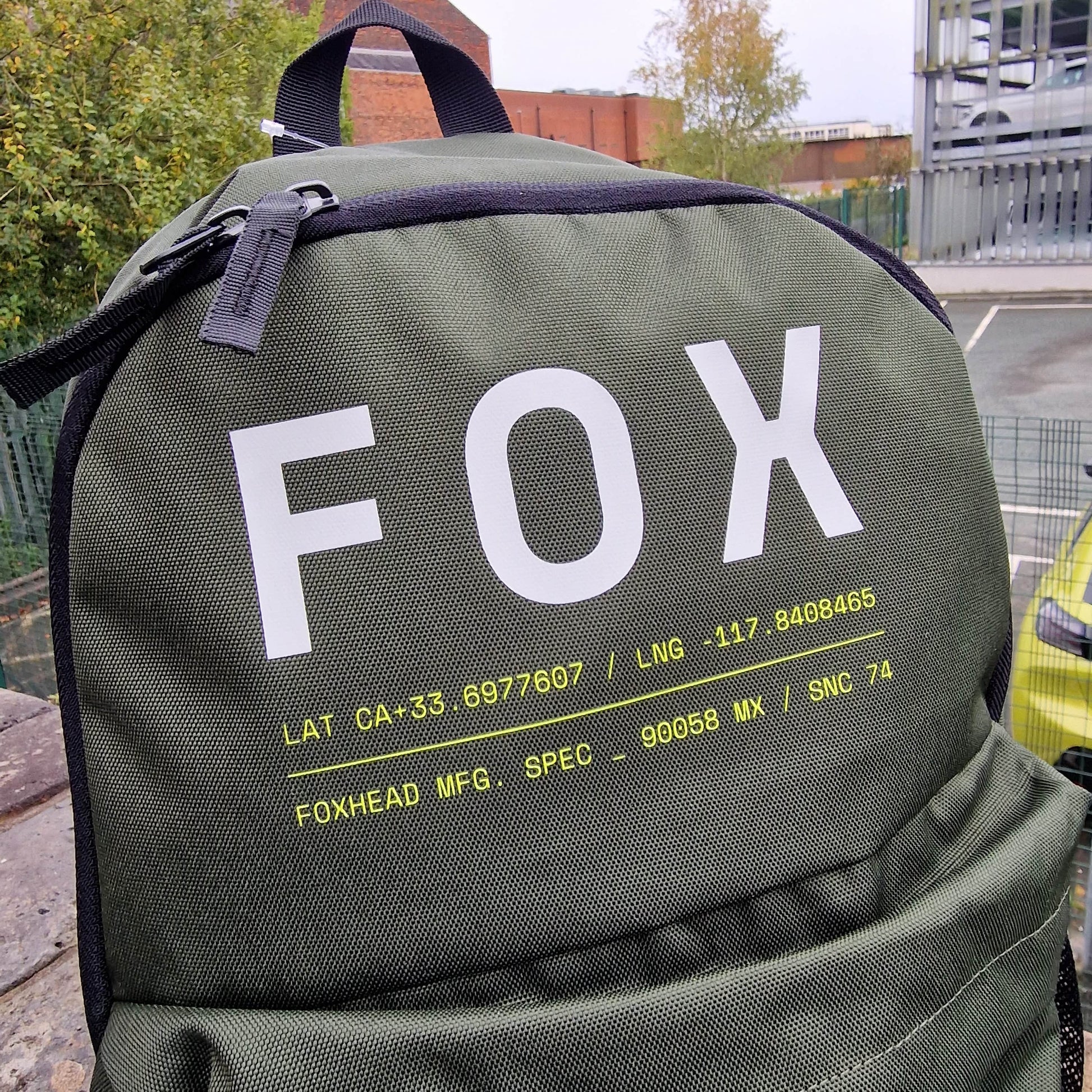 Fox Racing Clothing & Shoes Dark Sage Fox Racing Clean Up Backpack Fluorescent Dark Sage Green