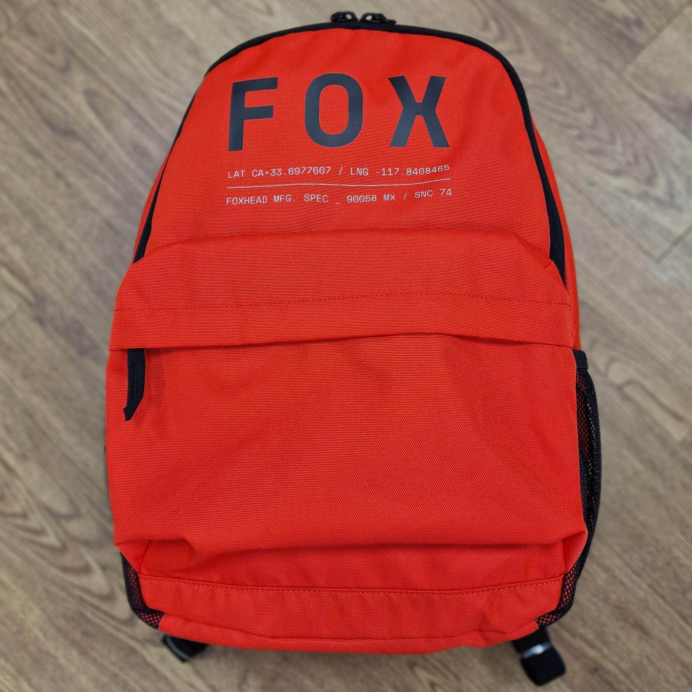 Fox Racing Clean Up Backpack Fluorescent Red | Alans BMX