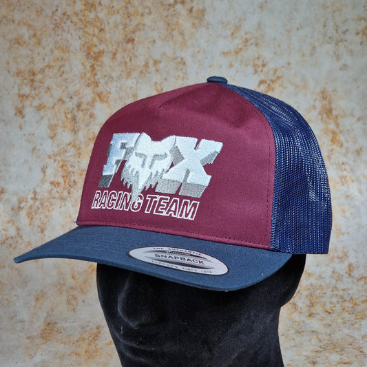 Fox Racing Clothing & Shoes Dark Maroon / One Size Fox Racing Coldpress Mesh Trucker Cap Dark Maroon
