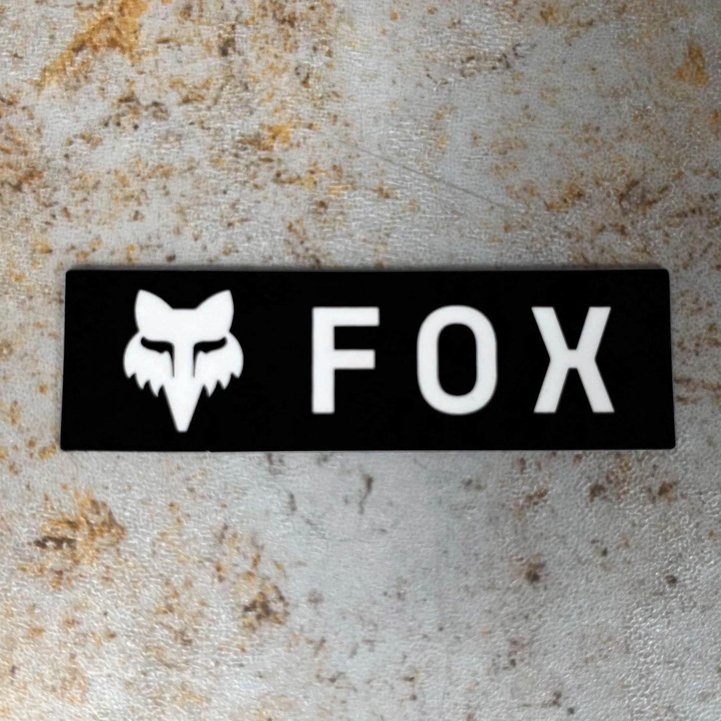 Fox Racing Misc Black Fox Racing Corporate Logo Sticker 3"