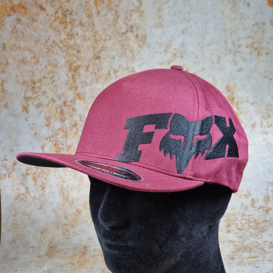 Fox Racing Clothing & Shoes Fox Racing F Head X Flexfit Cap Dark Maroon