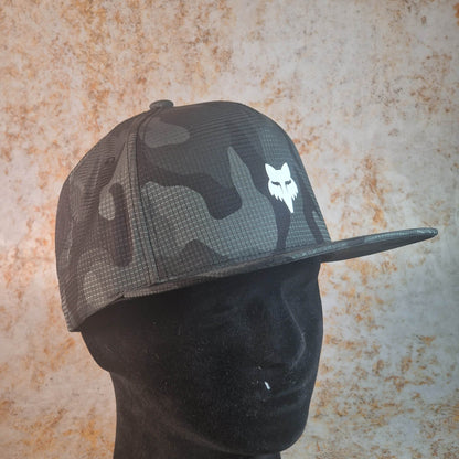 Fox Racing Clothing & Shoes Black Camo / One Size Fox Racing Fox Head Camo Tech Snapback Cap Black Camo