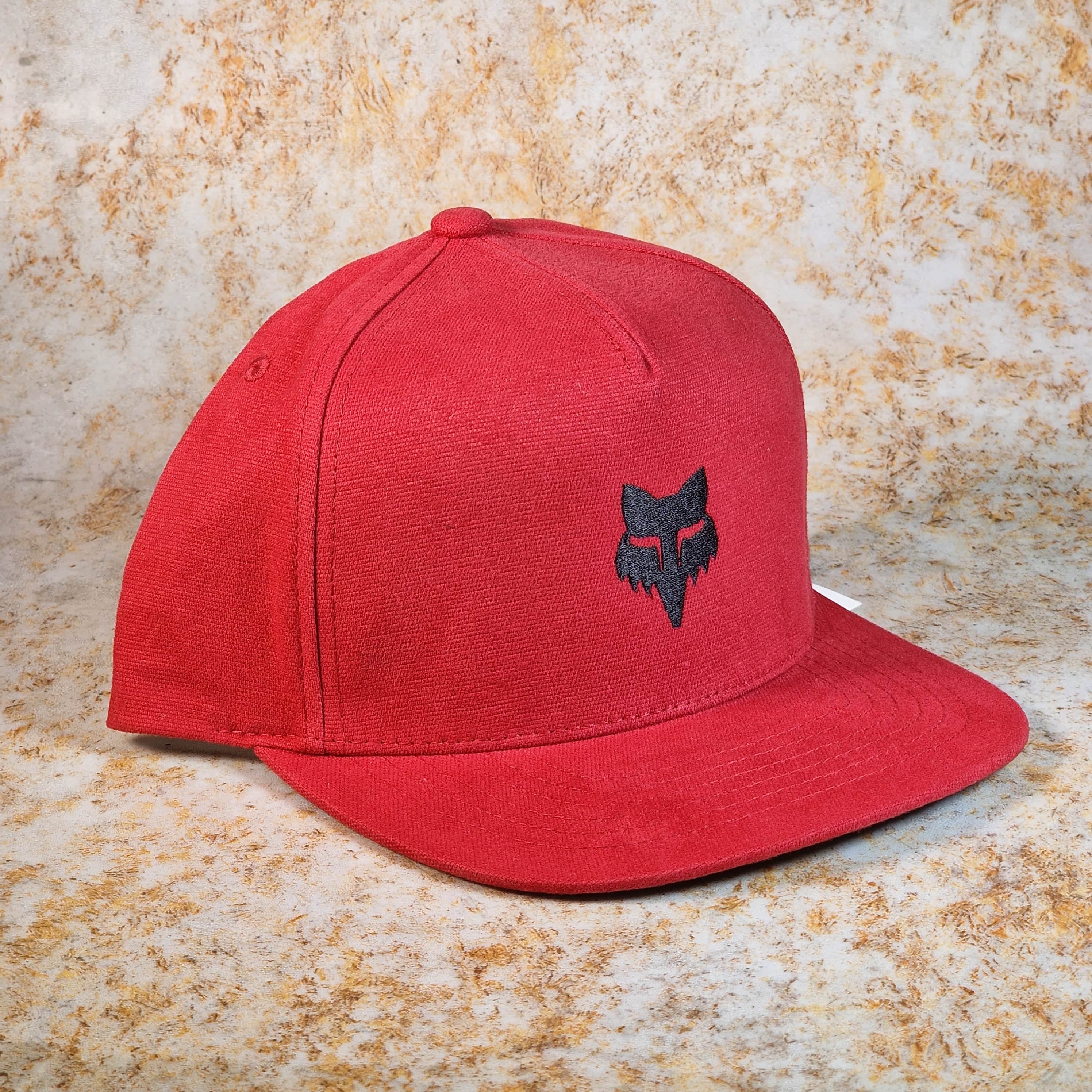 Fox Racing Fox Head Snapback Cap Flame Red | Alans BMX