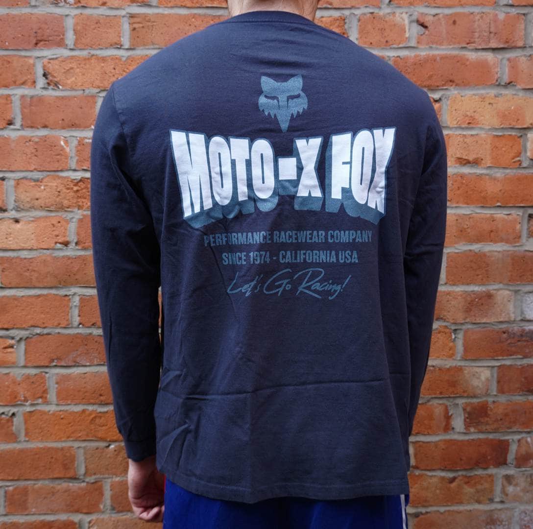 Fox Racing Clothing & Shoes Fox Racing Go Race 195 Original Longsleeve T-shirt Midnight Blue