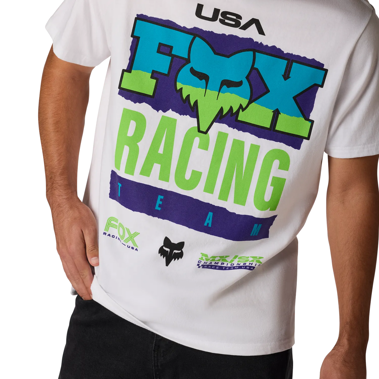Fox Racing Clothing & Shoes Fox Racing Hardcore 195 Original T-shirt White