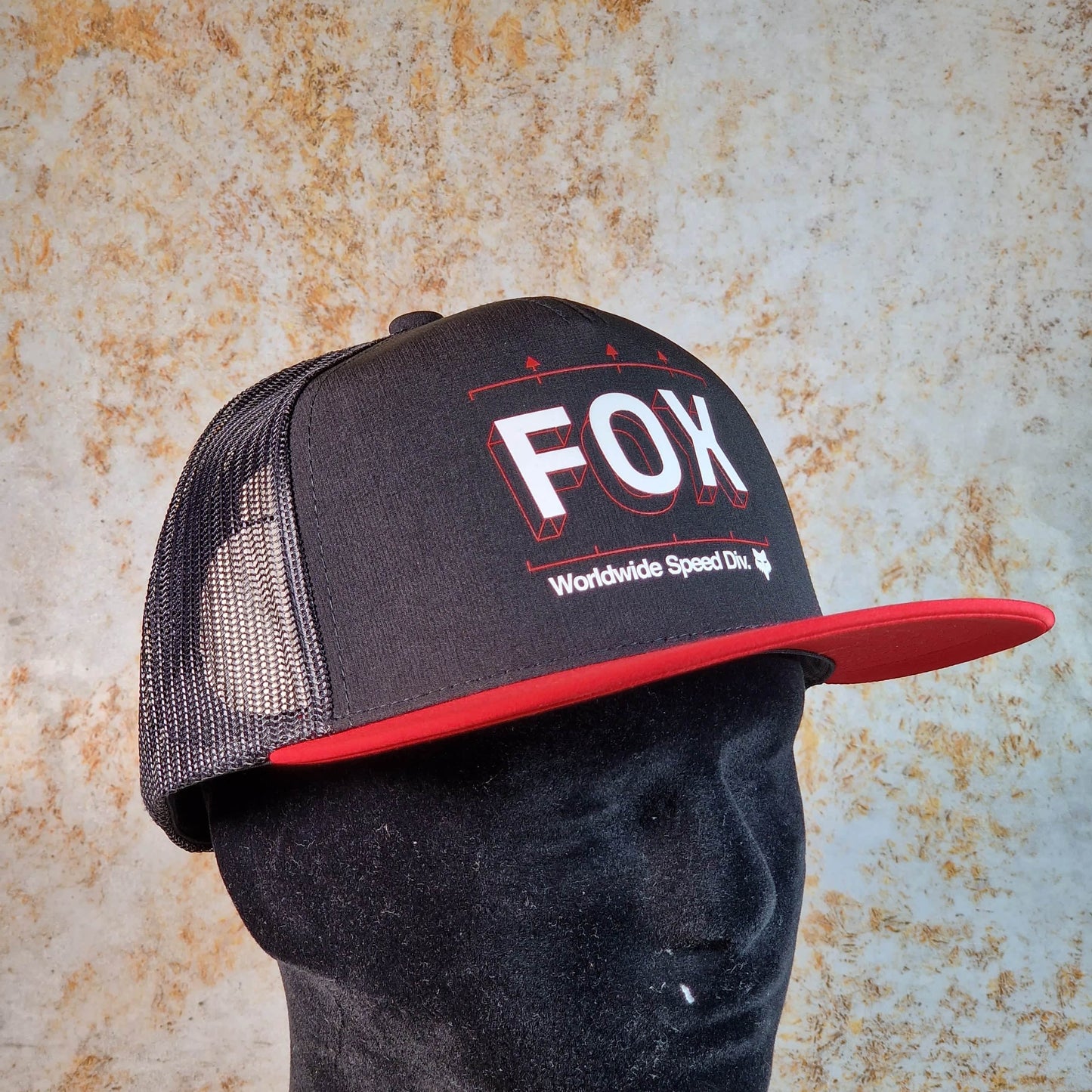 Fox Racing Clothing & Shoes Black / One Size Fox Racing Image Print Snapback Trucker Cap Black